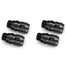 Drip Irrigation Pressure Regulator 25 PSI 3/4 Inch Hose Thread Drip Irrigation Pressure Reducer - 4 Pack