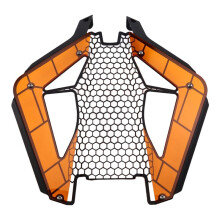 Motorcycle Headlight Protector Grille Guard Cover for 1390 Super R Evo SuperDuke 1390 R 2024-2025 Orange+Black