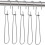 Pattern Hooks 48 Pcs Metal Pattern Hangers 7.3 Inch Sewing Pattern Making Paper Storage Hanging Hook 3