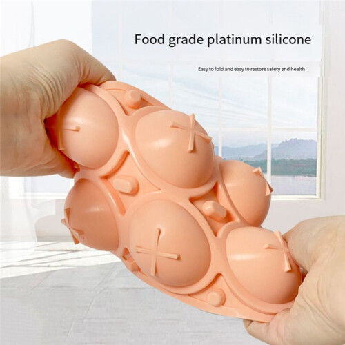 5PCS Egg Molds Silicone Egg Bite Molds Jello Egg Molds for Whole Egg Easter Egg Molds Silicone Jello Egg Molds