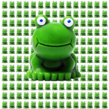 Frog Statue, Small Micro-Type Plastic Little Frog Bulk Hidden Garden Leap Year Ornament Moss Micro-Landscape Figure