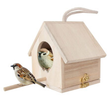 Nesting Box for Tits, Nesting Box Kit Robin, Bird House,  for Hanging, Nesting Boxes for Birds Bird House