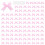 100Pcs Gift Wrapping Ribbon Bowknot 8cm Polyester Fabric-Pink 1