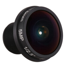 2X HD Lentille Fisheye Cctv 5MP 1.8mm M12 x 0.5 Montage 1 / 2.5 F2.0 180 Degres pour La Videosurveillance Lentilles Des Cameras Lentille de CCTV