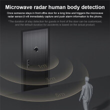 Tuya Wifi 4.3 Inch 2MP Digital Doorbell Eye Electronic Peephole Doorbell PIR Motion Detection Door Camera with 32G Card
