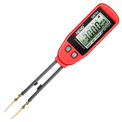 GN701 SMD Tester 3000 Counts 172.53221mm Black 2