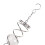 2PCS Spiral Tail Wind Spinner Stabilizer Decorative Spiral Wind Spinner Wind Spinners Sun Catcher Crystals 3