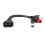 3-in-1 OBD Diagnostic Cable for Motorcycle, High Flexibility Plastic Plug 12