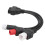 3-in-1 OBD Diagnostic Cable for Motorcycle, High Flexibility Plastic Plug 14