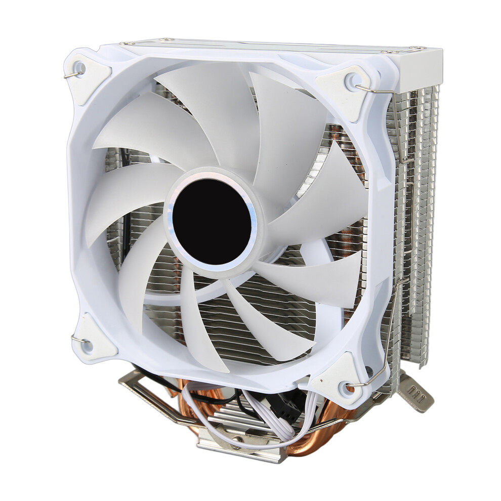 Argb Cpu Air Cooler 120Mm, Copper Heat Pipes, White 9331388079243
