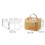 Spice Shaker Kit 9 Bottles, 16x16x10.5cm Yellow 1
