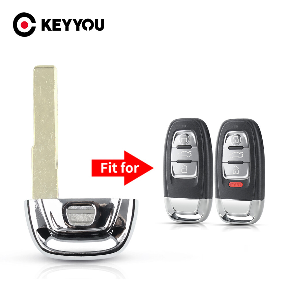 Replacement Key Emergency Key Blade Remote Ignition Key Uncut Blade For Audi Q5 A4l A5 A6 A7 A8 Rs4 Rs5 S4 S5 6935161700633