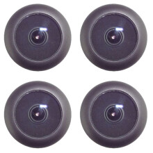 4X Dsc Tecnologia 1 / 3 Pollice 1.8mm 170 Gradi Cctv Grandangolare Nero per Telecamera Ccd Security Box
