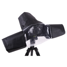 Waterproof Camera Rain Cover Black Rain Covers Dust Rain Protector Cover for Canon Nikon Sony Panasonic Fuji DSLR Camera