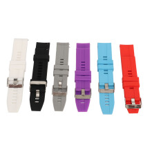 6-Piece 22mm Silicone Strap Set for Smartwatches