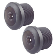 2X Dsc Tecnologia 1 / 3 Pollice 1.8mm 170 Gradi Cctv Grandangolare Nero per Telecamera Ccd Security Box