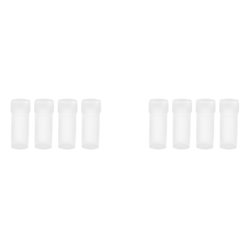 1000 Pcs 5Ml Botellas de Muestra de Plástico Potable  Clear Storage Case Vial Storage Container 1