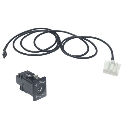 Car 32-Pin Aux Audio Cable Socket AUX Interface Adapter Cable for  2 3 5 6 RX8 Mx5 MX-5 CX-7 CX-9 1