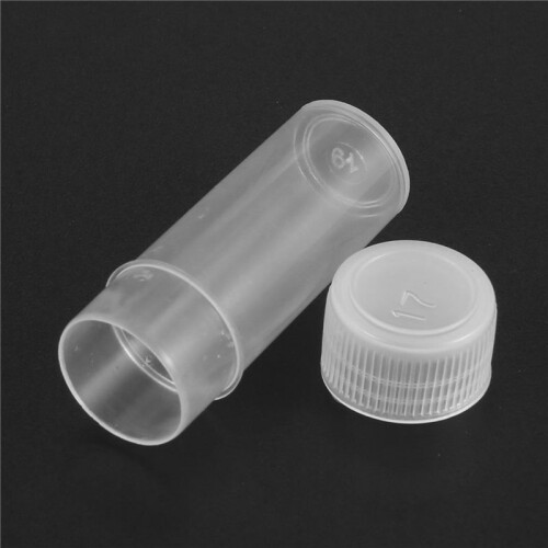 400 Pcs 5Ml Botellas de Muestra de Plástico Potable  Clear Storage Case Vial Storage Container 1