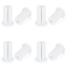 8Pcs Cable Routing Kit for Starlink, Cable Feed Through Bushings for 1Inch Wall Hole, Ethernet Cable Wall Grommet,White