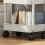 2-Tier Plastic Rolling Cart, White, 37x26x43.5cm 6