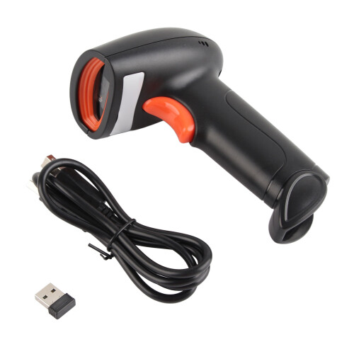 Wireless 1D/2D Barcode Scanner 2000mAh Lithium Battery 80M Range 2