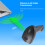 Wireless 1D/2D Barcode Scanner 50-80M, 2000mAh, Handheld 6