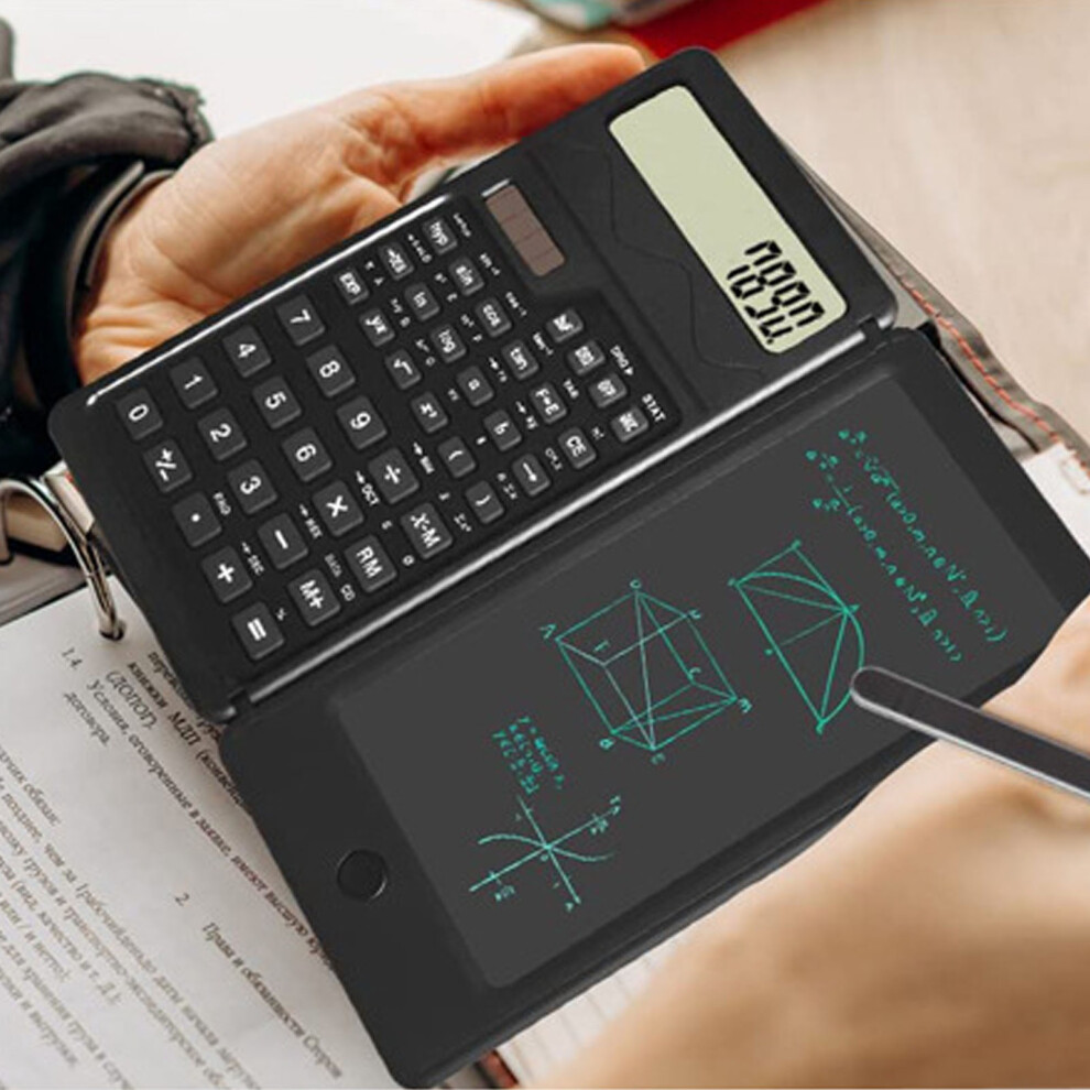 Handwriting Tablet Calculator Lcd Writing Board Solar & Battery Powered 9401388085244