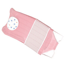 Support de baignoire pour bébé ajustable rose, antidérapant, pour la maison et les voyages