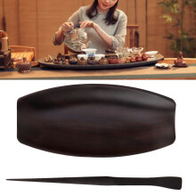 Wooden Chinese Tea Set with Scoop, 16.2x7.3cm Tea Ceremony Accessories