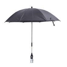 Parasole per passeggino da 85 cm, versione grande, nero