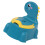 Dino Cartoon Potty Chair, Adjustable Height, Blue 10