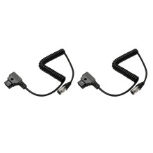 2X Sound Devices 688 633 Zoom F8 Power Cable DTAP to Hirose 4 Pin Male Plug Spring Power Wire