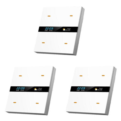 3X Tuya Zigbee  Scene  Lighting  Control Scene Control  Panel  Socket 485 86 Box B