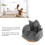 Dark Grey Crown Office Chair Cushion Semi 7