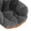 Dark Grey Crown Office Chair Cushion Semi 18