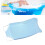 Sky Blue Baby Bath Net Stand Adjustable Height 3