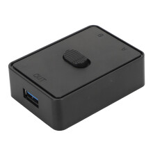 USB 3.0 Switch 5Gb/s 6.5x4.5x2cm Black 2 in 1 Out