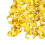 100Pcs Clip-On One Size Yellow Numbered Leg Bands 7