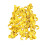 100Pcs Clip-On One Size Yellow Numbered Leg Bands 14