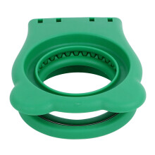 Stainless Steel & Plastic Sandwich Cutter Mold Green, Round Kitchen Tool