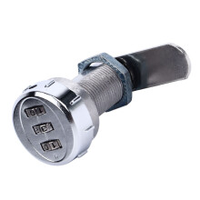 Mini 3-Digit Zinc Alloy Cam Lock for Cabinets, Drawers & Mailboxes L30
