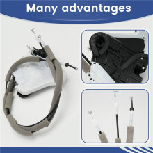 1Pair Front Door Lock Actuator Cable Assembly for Altima 2019-2024 80501-6CA0B 805006CA0B 82501-9HE0B