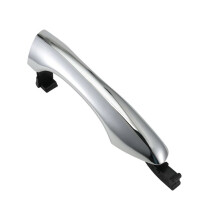 Rear Inductive External Pull Handle Exterior Door Handle with Button for Sorento 2015-2018 Chrome Catch PullHandle,A
