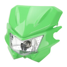 Waterproof Green LED Headlight for KLX 110 125 150 230 250 300 450R