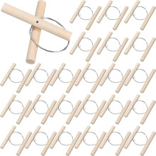 30 Pcs Wire Clay Cutter with Wood Handle Steel Wire Cutting Tools for Mud Pottery Clay Ceramic Sculpture
