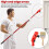 Multi-Angle Paint Brush Extender with Paint Brush, Extension Pole Attachments for Painting Roller, Paints Edger Tool 3