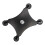 Quad Foot Stainless Steel Walking Cane Support - 22mm Diameter 6