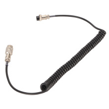 4 Pin CB Radio Microphone Extension Cable for Cobra & Uniden, ABS Aluminum