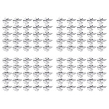 100 Pcs Double Piggyback Spade Connectors,Female Male Quick Disconnect Piggyback Spade Crimp Terminals Assortment Kit